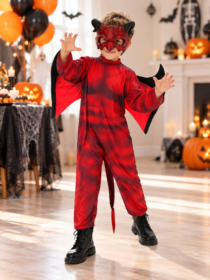 Kids' Devil Costume: Mask, Wings, Tail