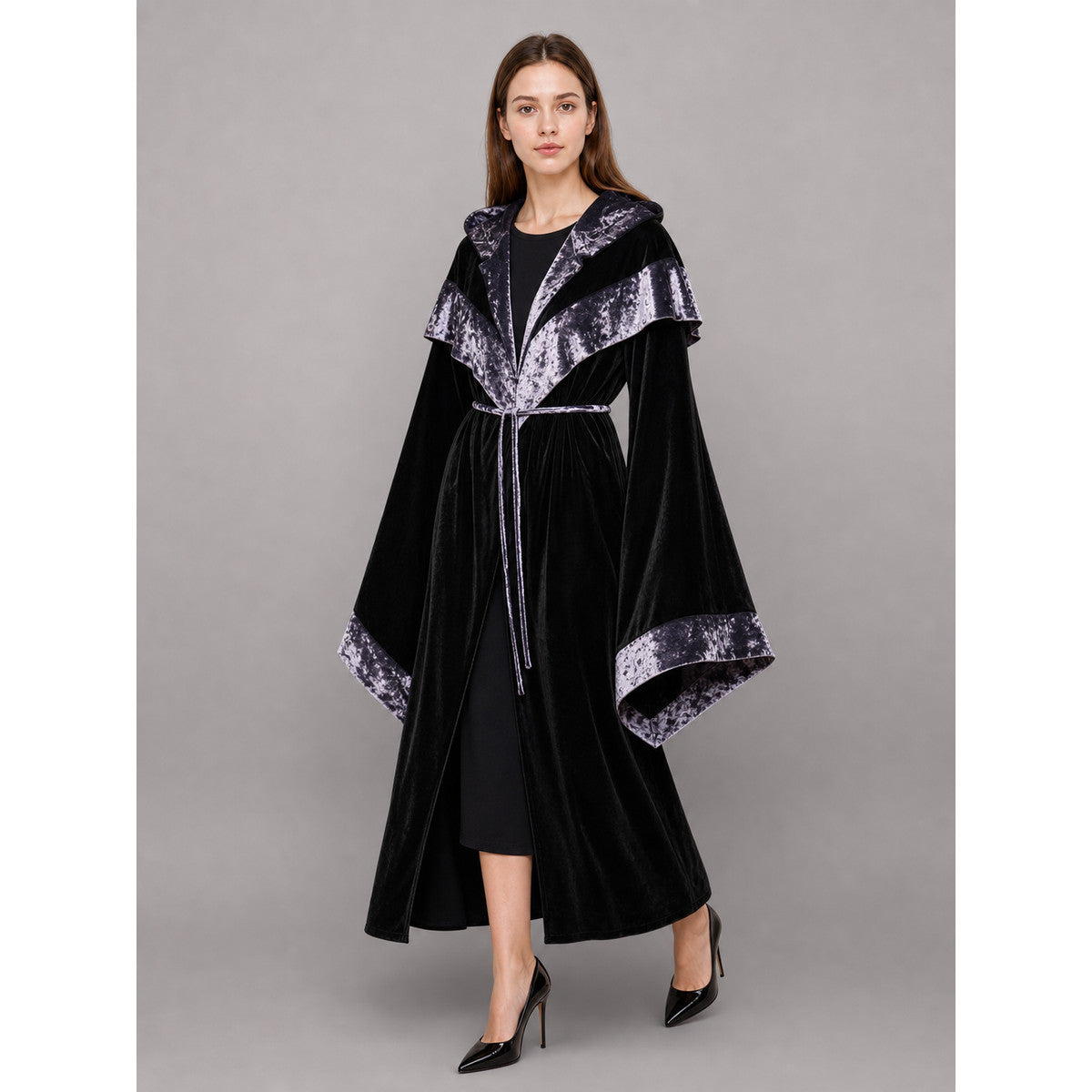 Black Carnival Cloak with Hood and Trim occasion guide
