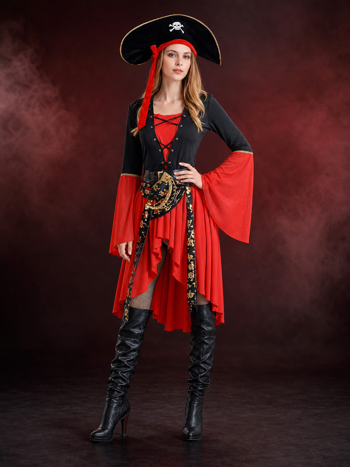 Halloween Pirate Costume for Women, Cosplay