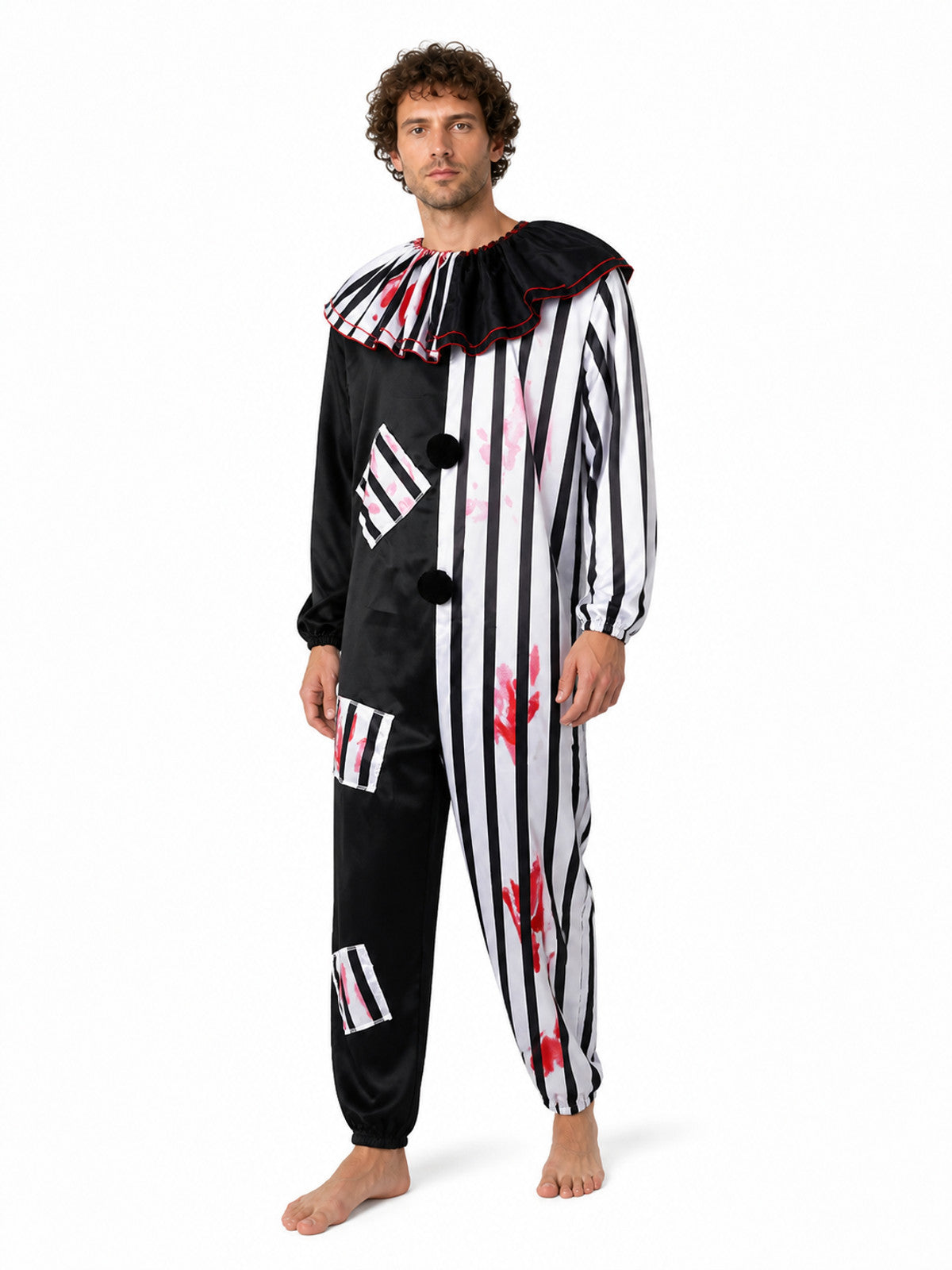 Clown Costume Jumpsuit for Cosplay and Stage