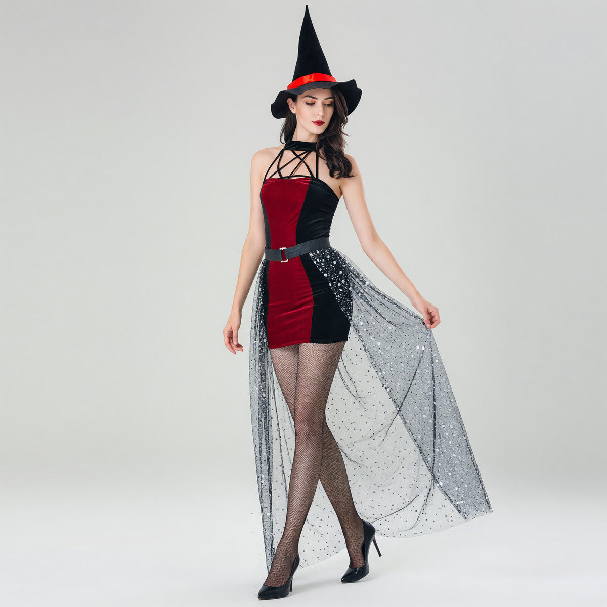 Witch Costume with Hat and Skirt