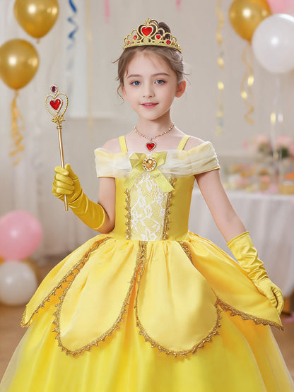 Gold Princess Carnival Costume Set lifestyle view