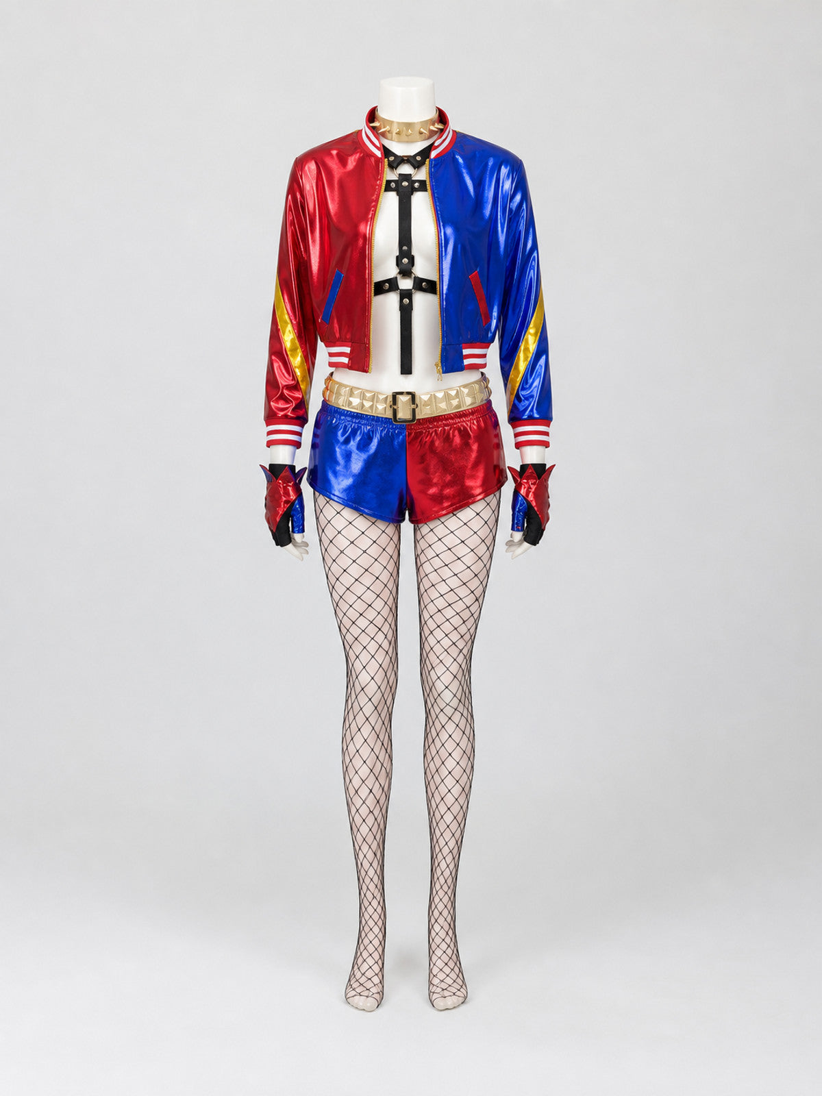 Harley Quinn Cosplay Costume: Jacket and Shorts Costumes detail