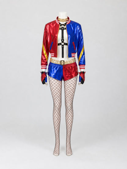 Harley Quinn Cosplay Costume: Jacket and Shorts Costumes detail