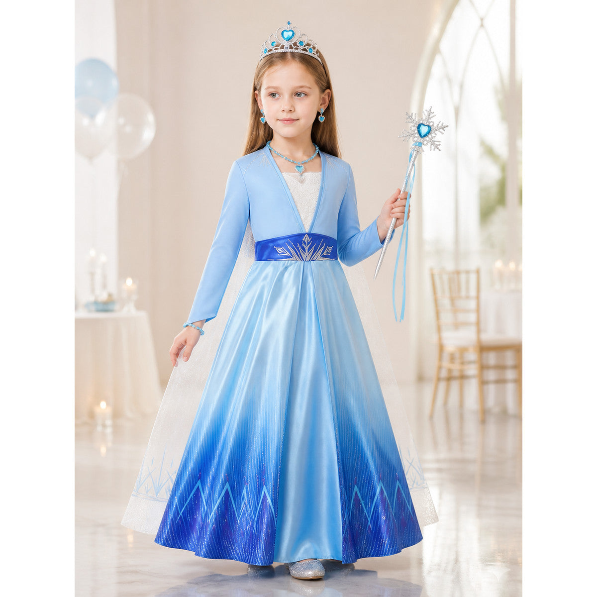 Ice Princess Halloween Carnival Costume