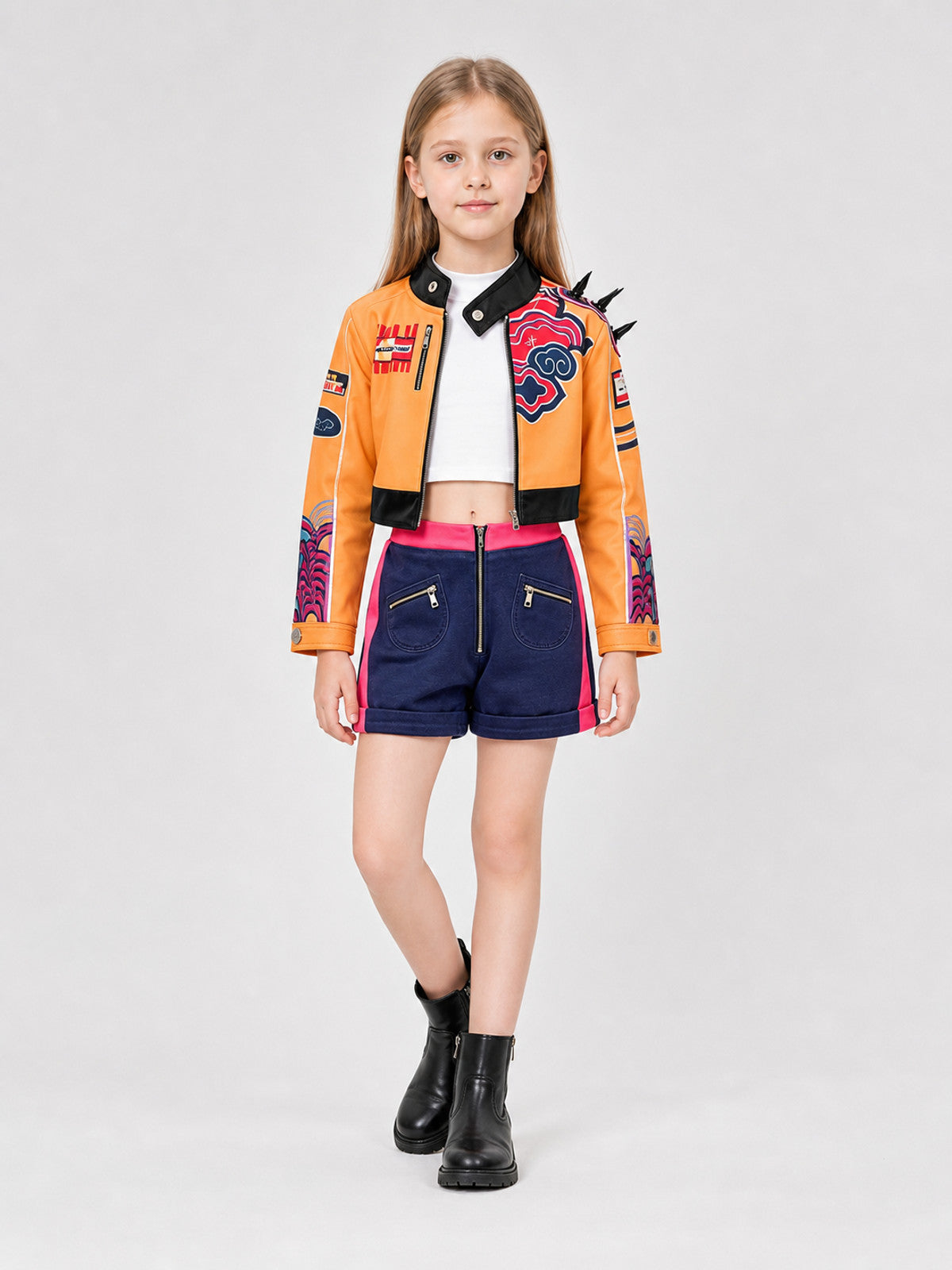 Rumi Cosplay Costume, 3-Piece Set Costumes detail