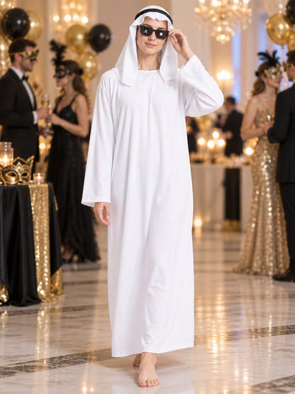 Eastern-Style Carnival Costume with Glasses lifestyle view
