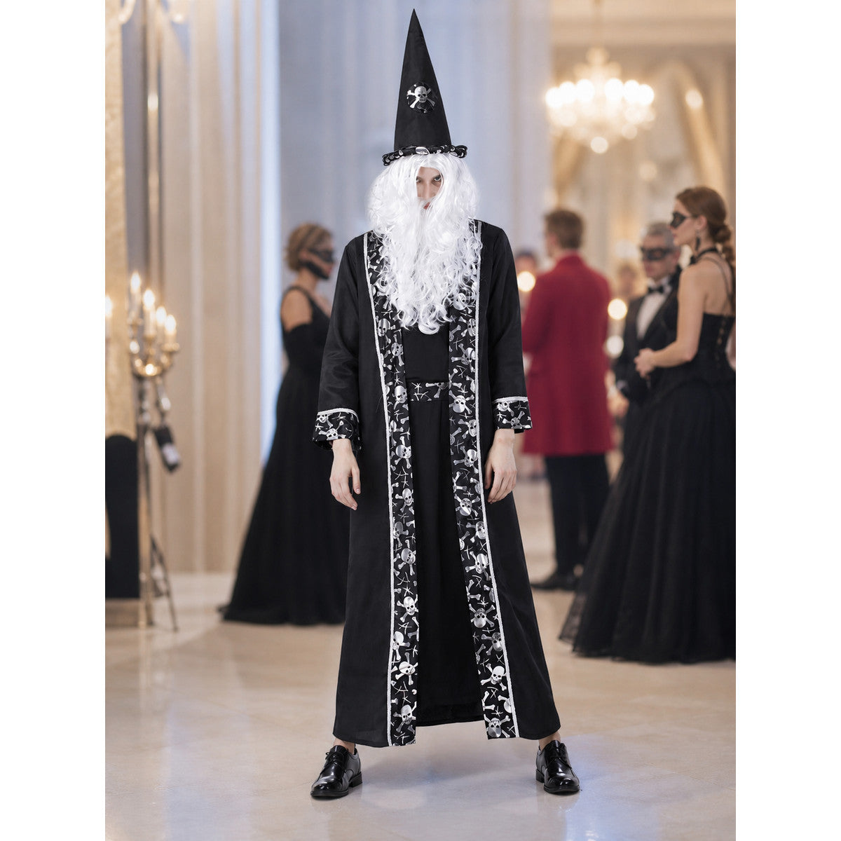 Fantasy-Style Costume with Cloak and Hat