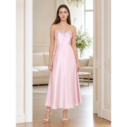 Women's Pink Glinda Wicked 2 Cosplay Evening Dress lifestyle view