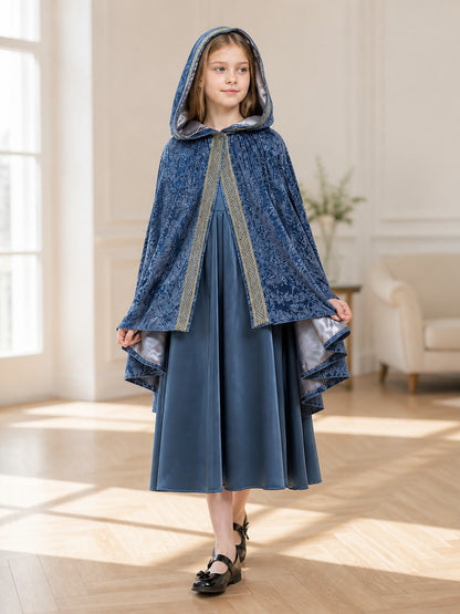 Medieval Hooded Cloak for Cosplay, Halloween lifestyle view
