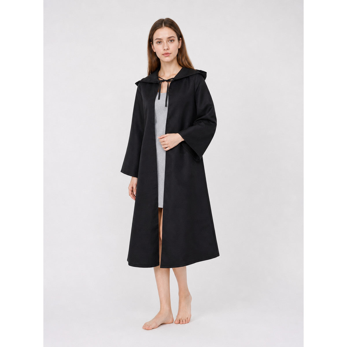 Black Costume Hooded Cape for Cosplay
