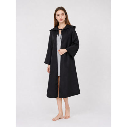 Black Costume Hooded Cape for Cosplay