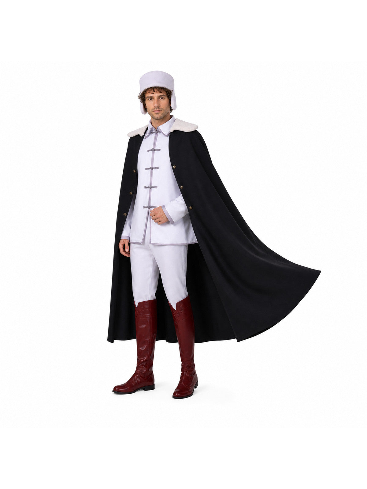 Fyodor D. Cosplay Costume with Cape and Hat Costume Capes detail