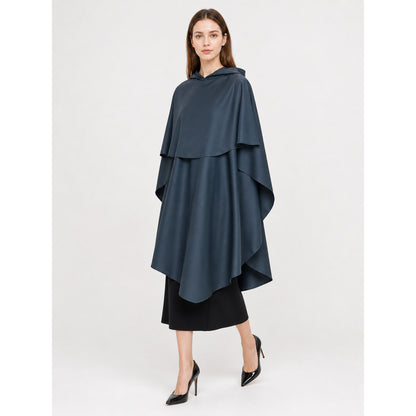 Dark Blue Hooded Costume Cape for Cosplay occasion guide