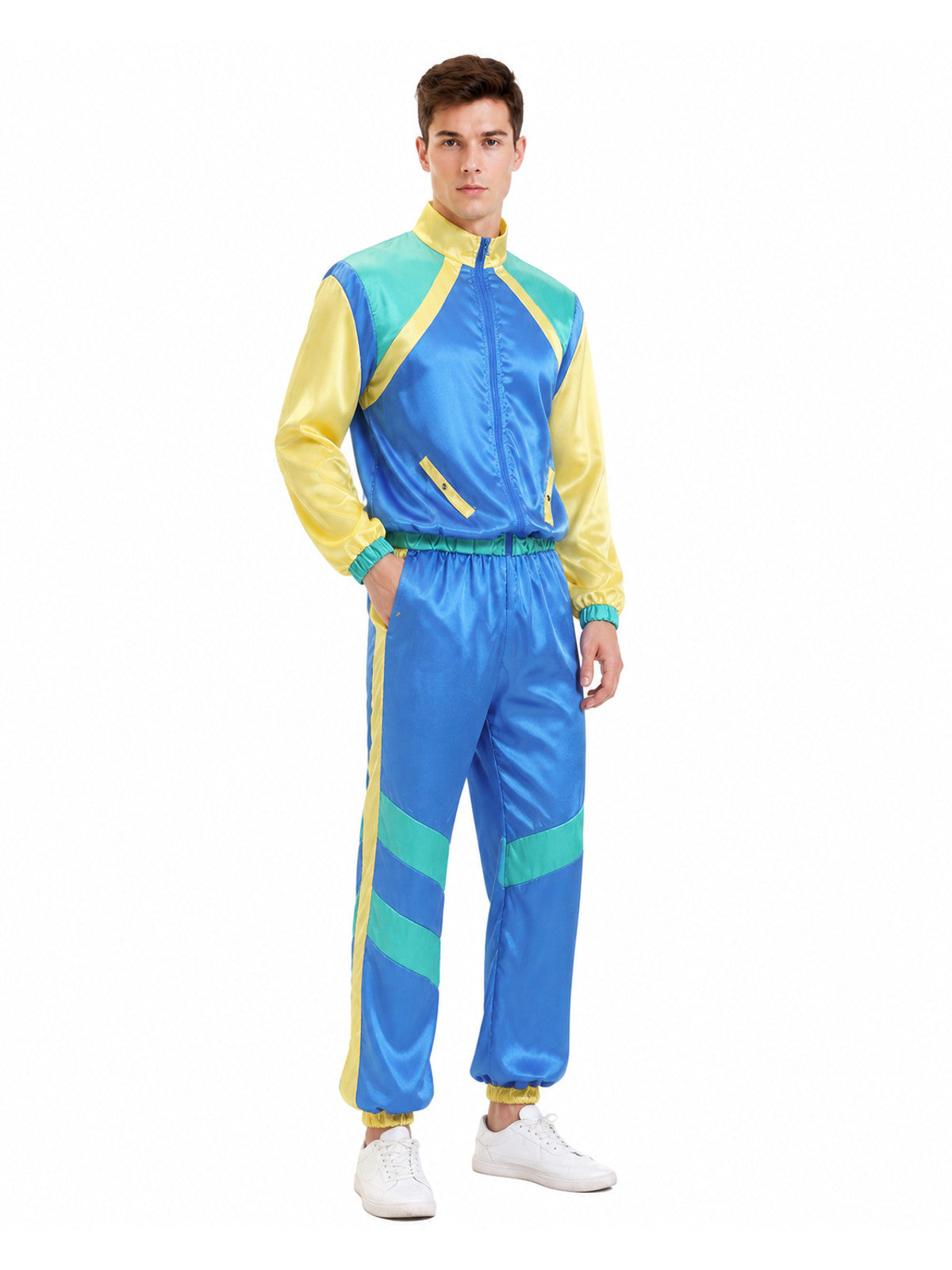Disco Sports Jumpsuit with Front Zipper product detail