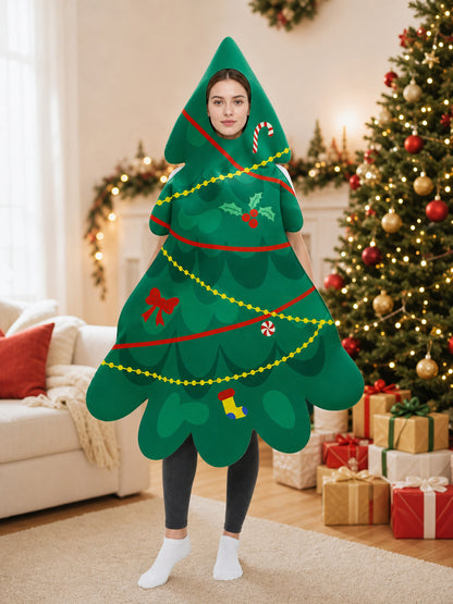 Christmas Tree Costume for New Year's Celebrations