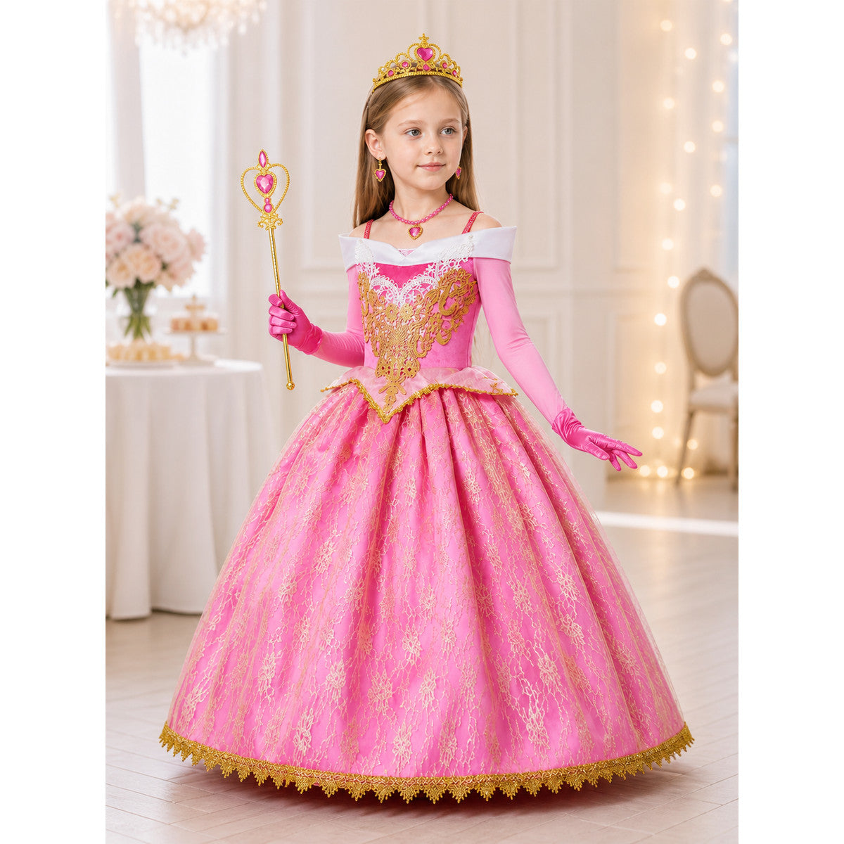 Princess Costume for Halloween and Cosplay lifestyle view