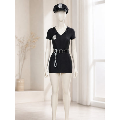 Police Costume for Role-Playing Scenes and Performances