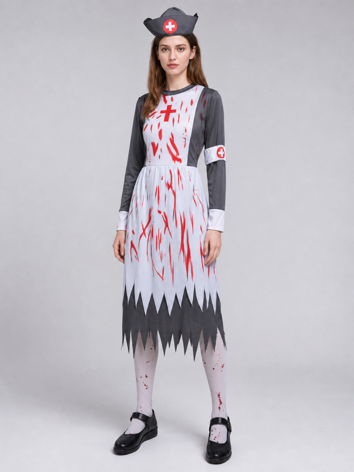 Halloween Costume: Medical Uniform with Blood Print