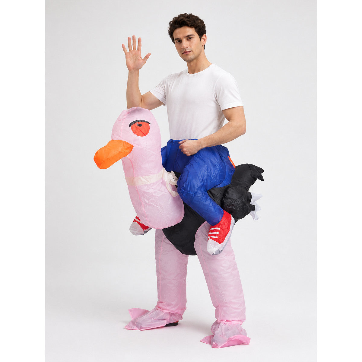 Inflatable Flamingo Costume with Long Legs main product view