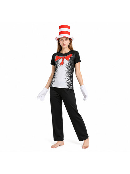 The Cat in the Hat Cosplay Costume Set