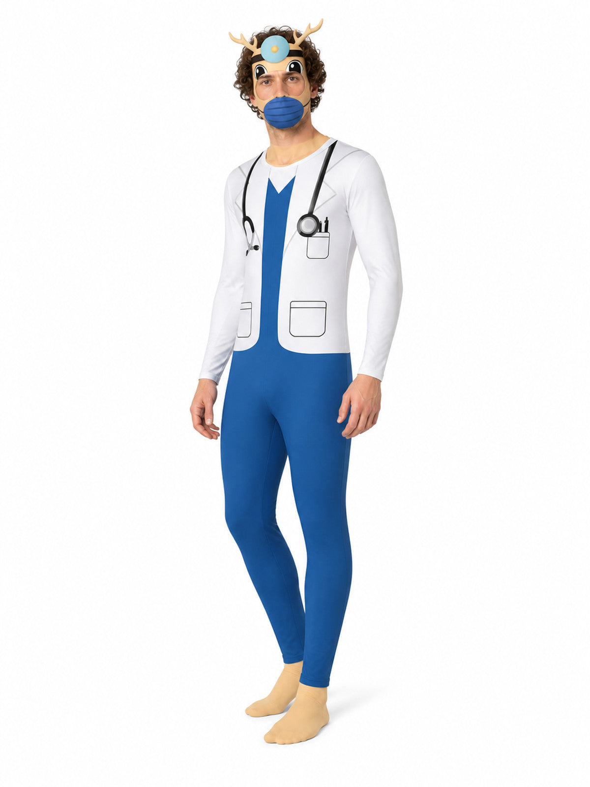 Children’s Deer Doctor Costume with White Lab Coat