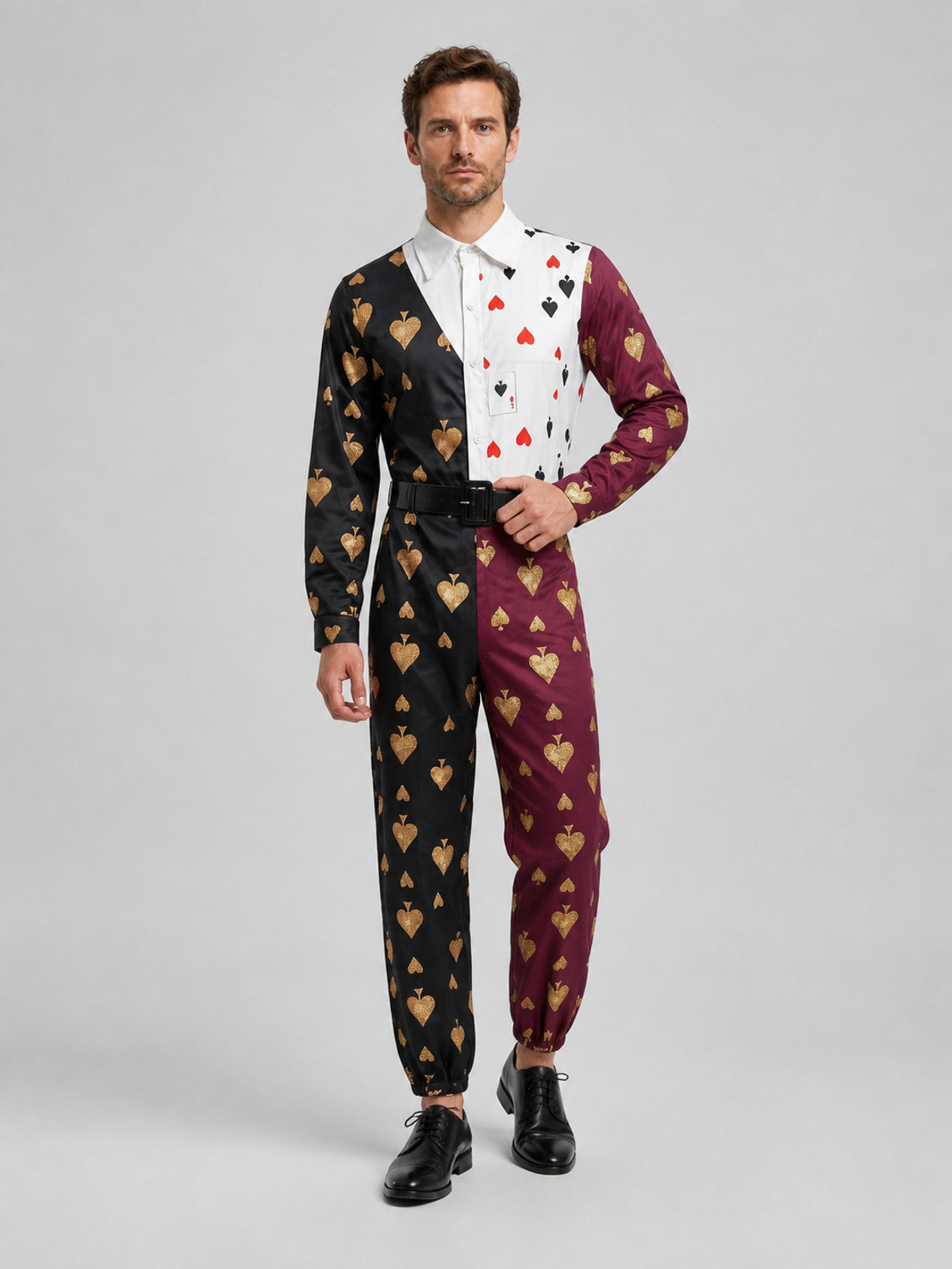 Halloween Playing Card Costume Jumpsuit
