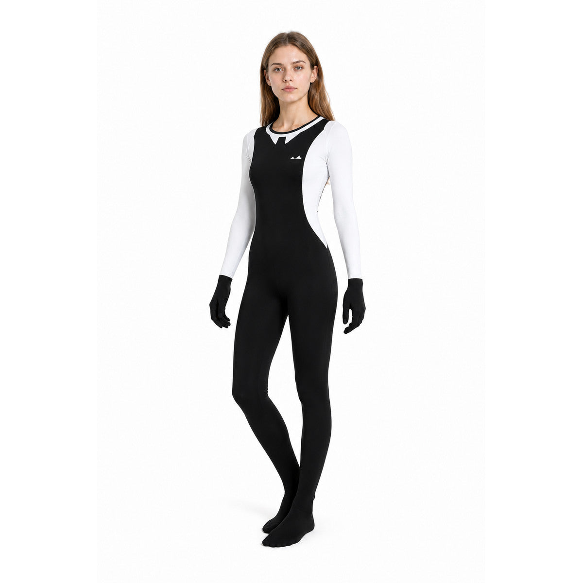 Hooded Cat Jumpsuit with Paws for Halloween Costumes detail