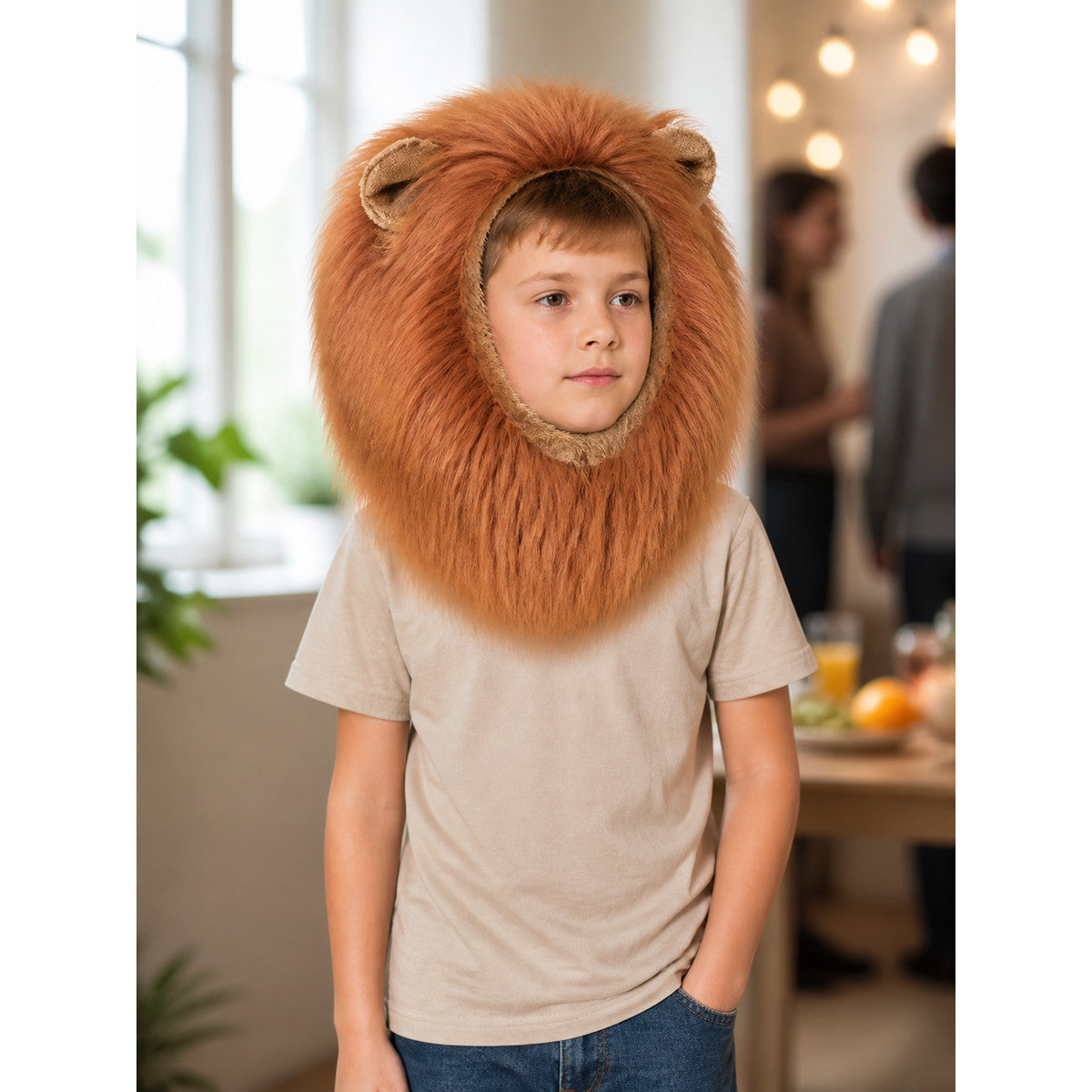 Halloween Lion Carnival Headpiece lifestyle view