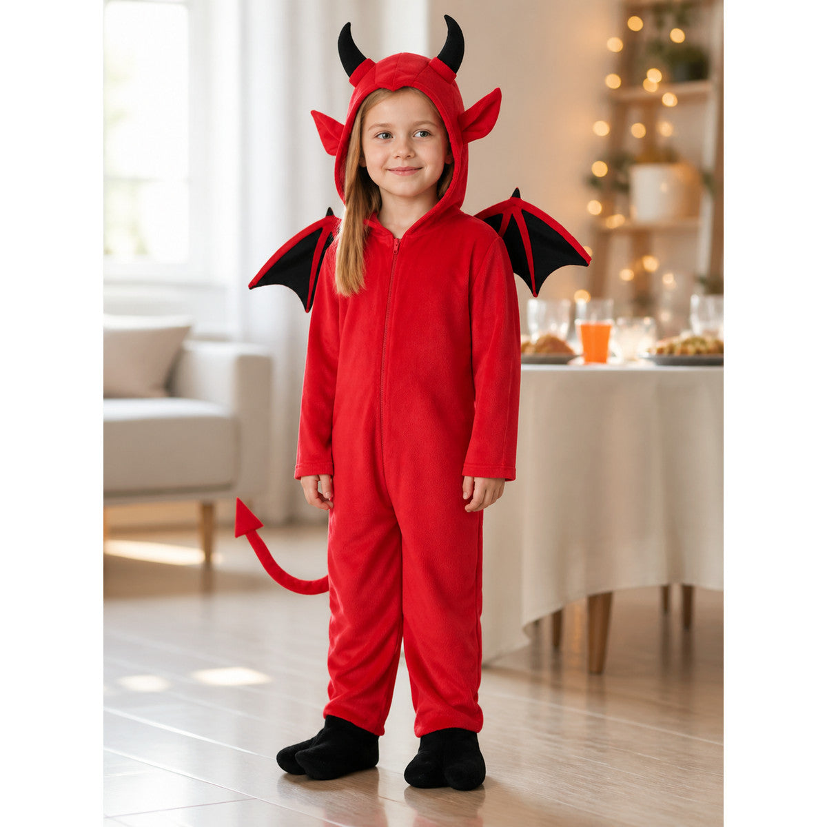Children’s Devil Costume with Wings and Tail lifestyle