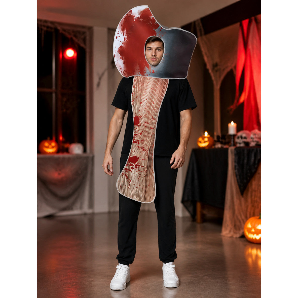 Bloody Axe Costume for Halloween and Cosplay lifestyle view