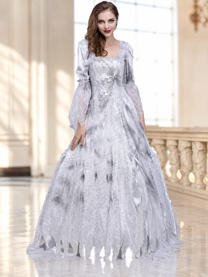 Costume: Dress and Petticoat, Lace