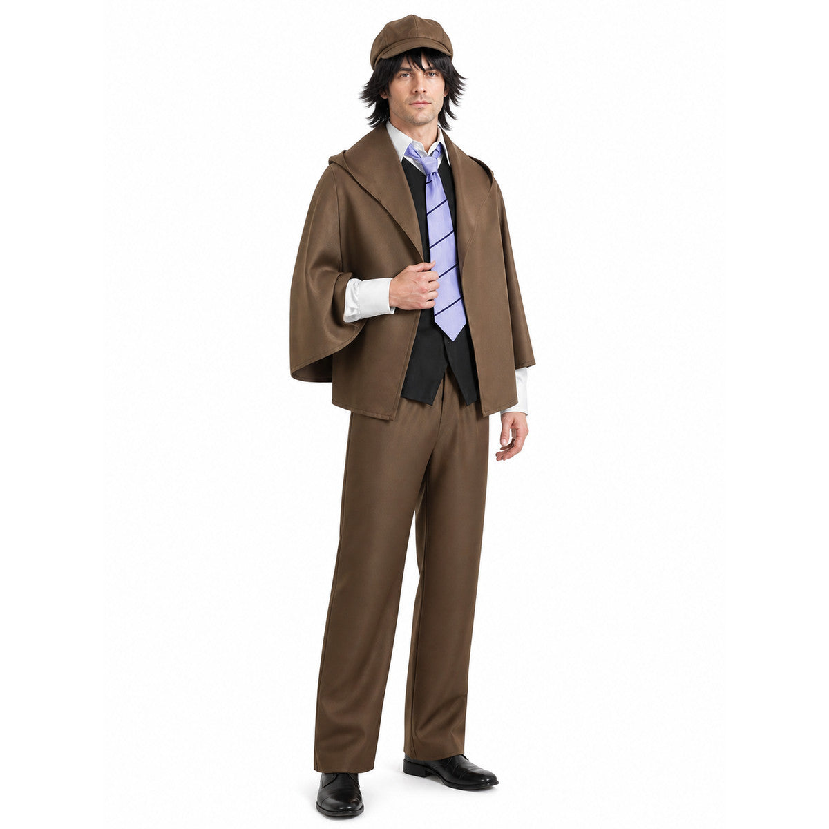 Edogawa Ranpo Cosplay Costume with Hat and Wig Costume Wigs detail