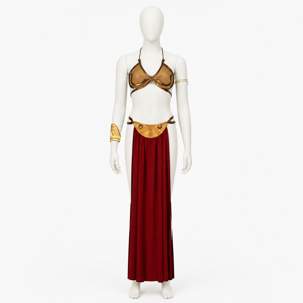 Cosplay Costume: Top and Long Skirt with Slit