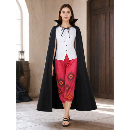 Pirate Cosplay Costume: Cape, Vest, and Pants