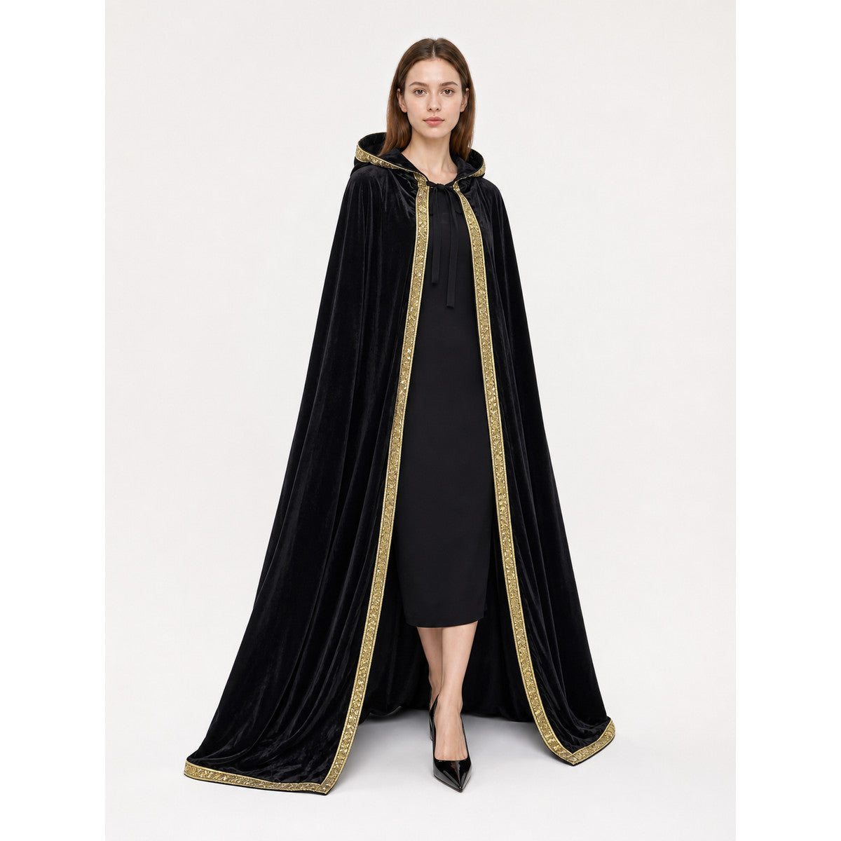 Black Hooded Medieval Carnival Cloak occasion guide