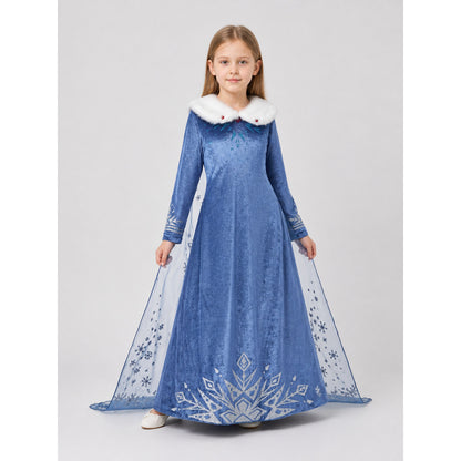 Ice Queen Costume with Cape Costume Capes detail