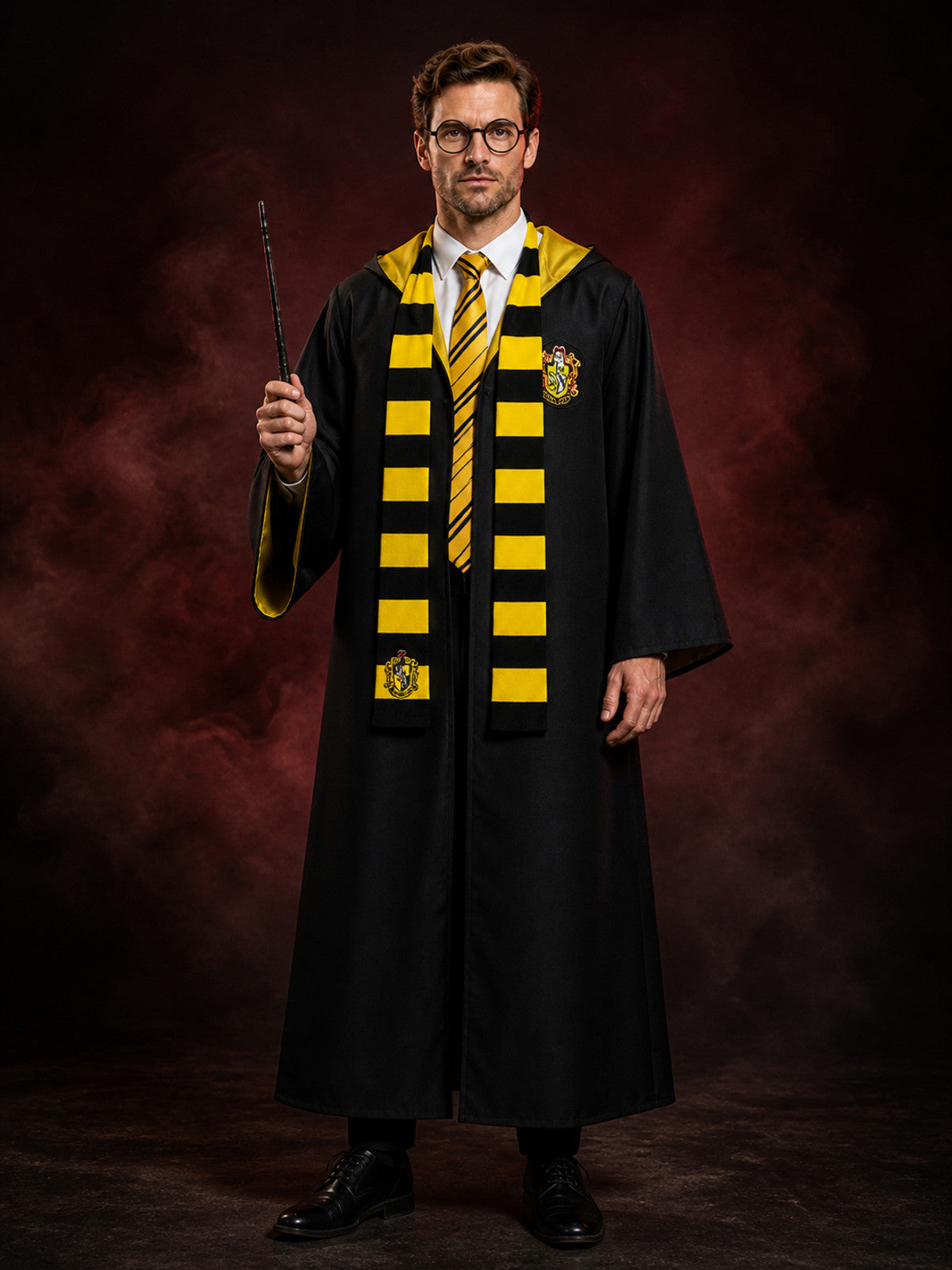 Harry Potter Hufflepuff Robe, 5-Piece Costume