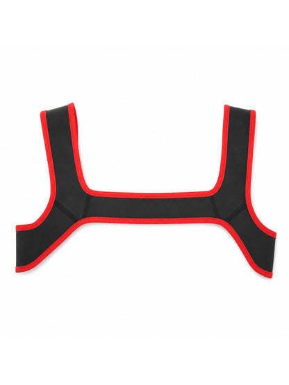 Men Bondage Suits For Stage Wear Leather Straps Armor Dog Headgear Costumes