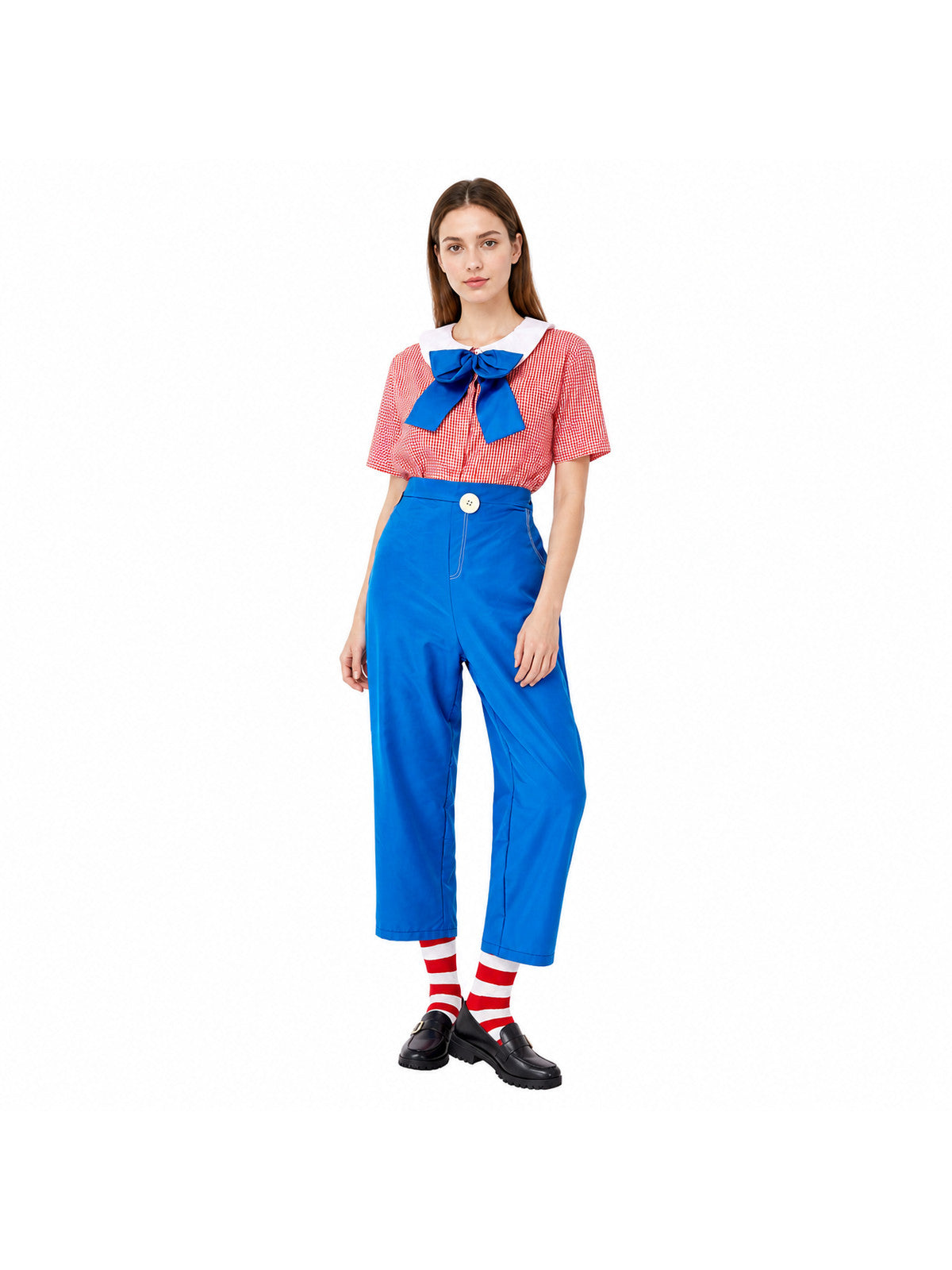 Clown Costume with Pants and a Large Bow Tie