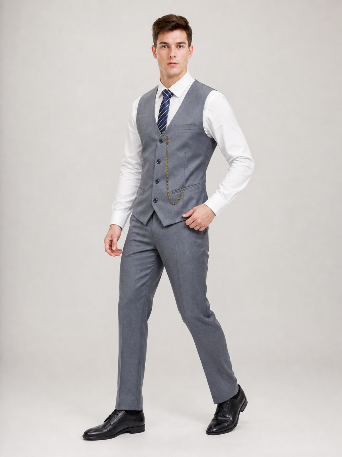 Retro Set: Vest, Shirt, Hat, and Accessories