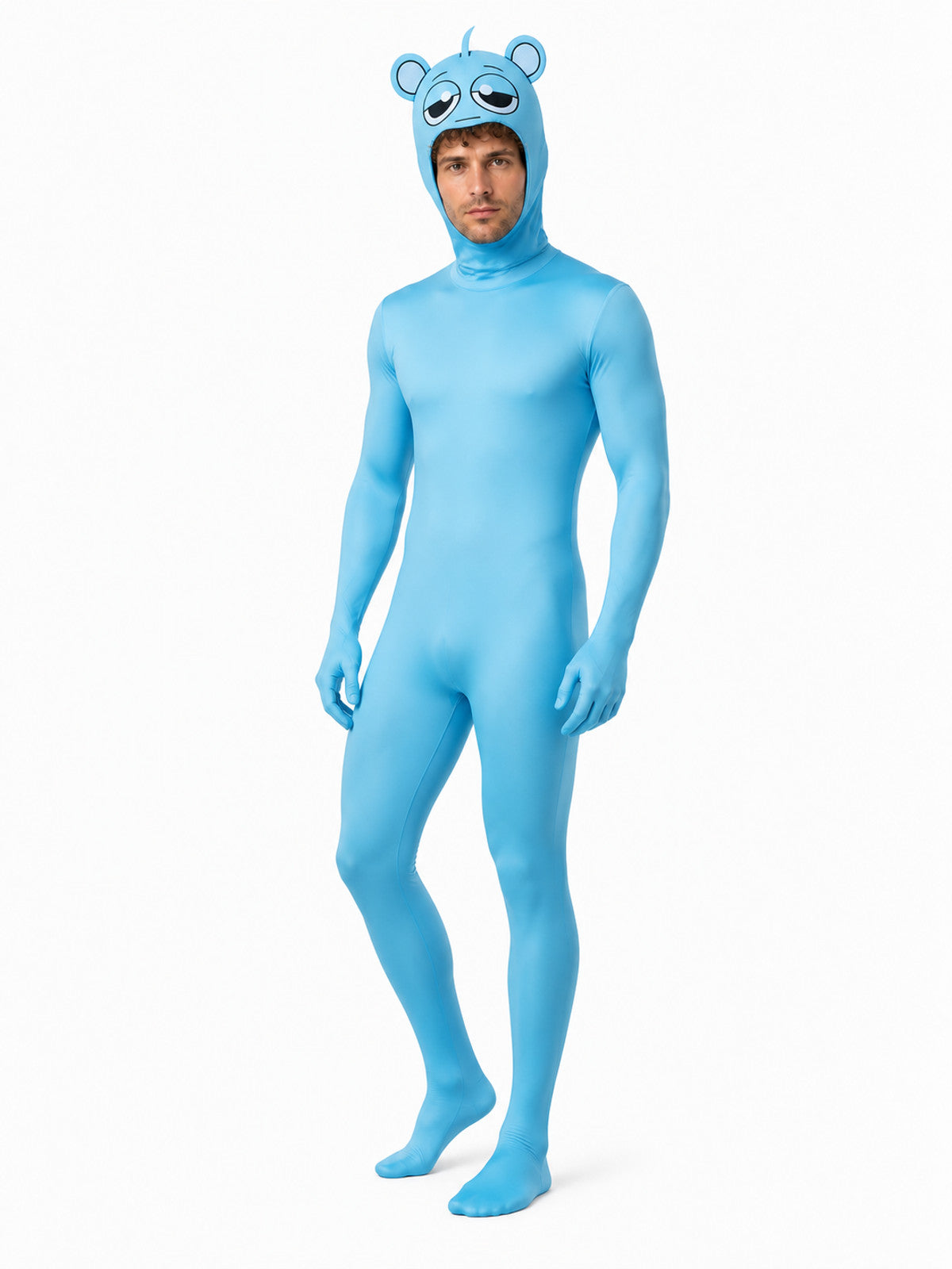 Blue Alien Jumpsuit with Antenna
