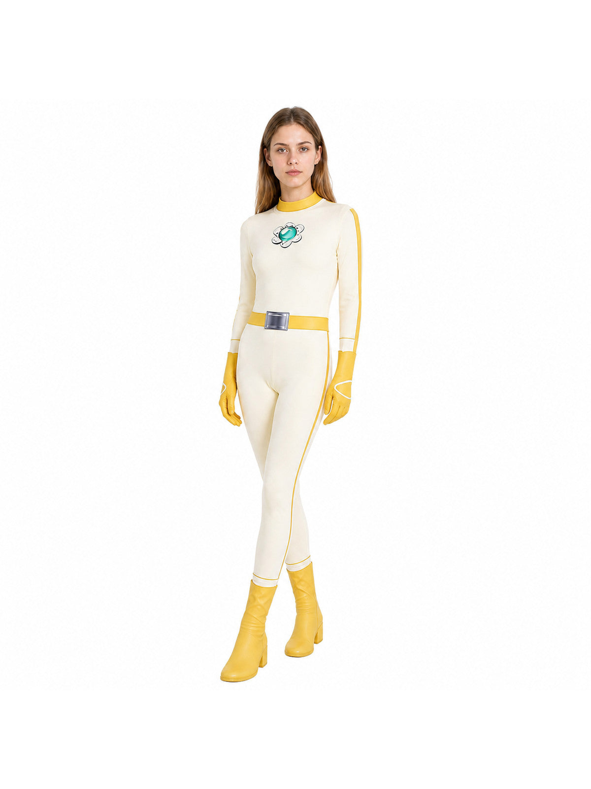 Super Mario Cosplay Jumpsuit with Emblem