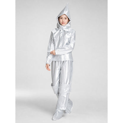 Iron Woodcutter Costume with Hood for Role-Playing