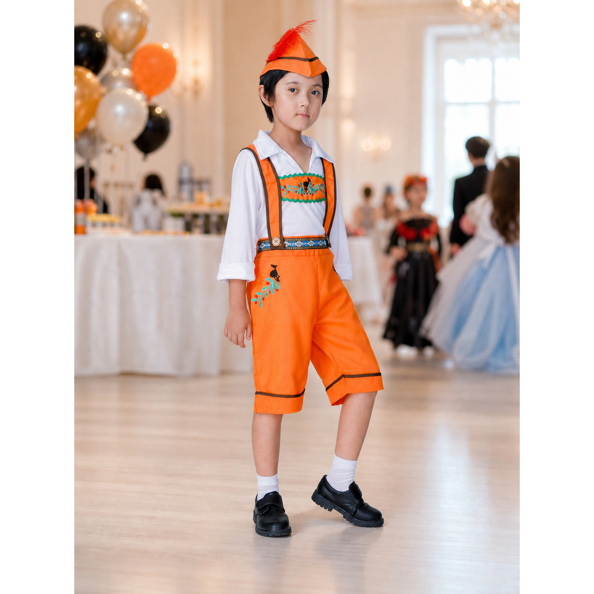Bavarian-Style Stage Costume with Embroidery lifestyle view