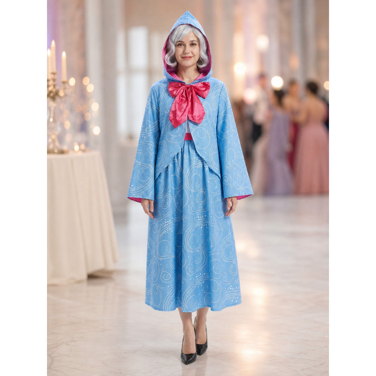 Hooded Fairy Godmother Costume for Cosplay