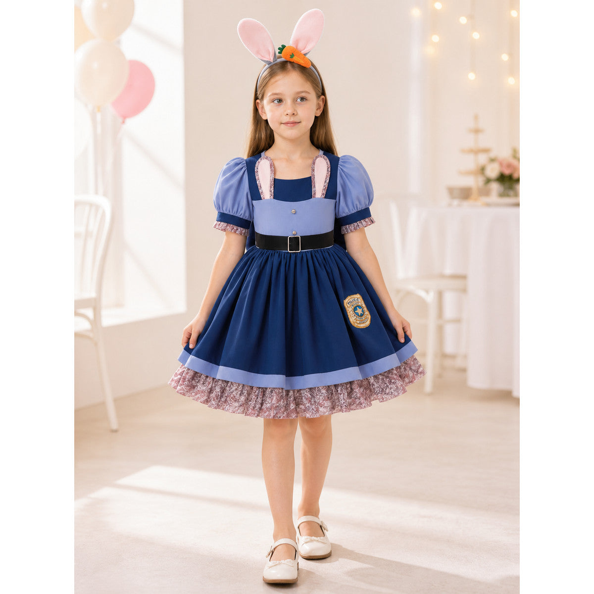 Blue Rabbit Costume for Halloween and Cosplay lifestyle view