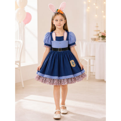 Blue Rabbit Costume for Halloween and Cosplay lifestyle view