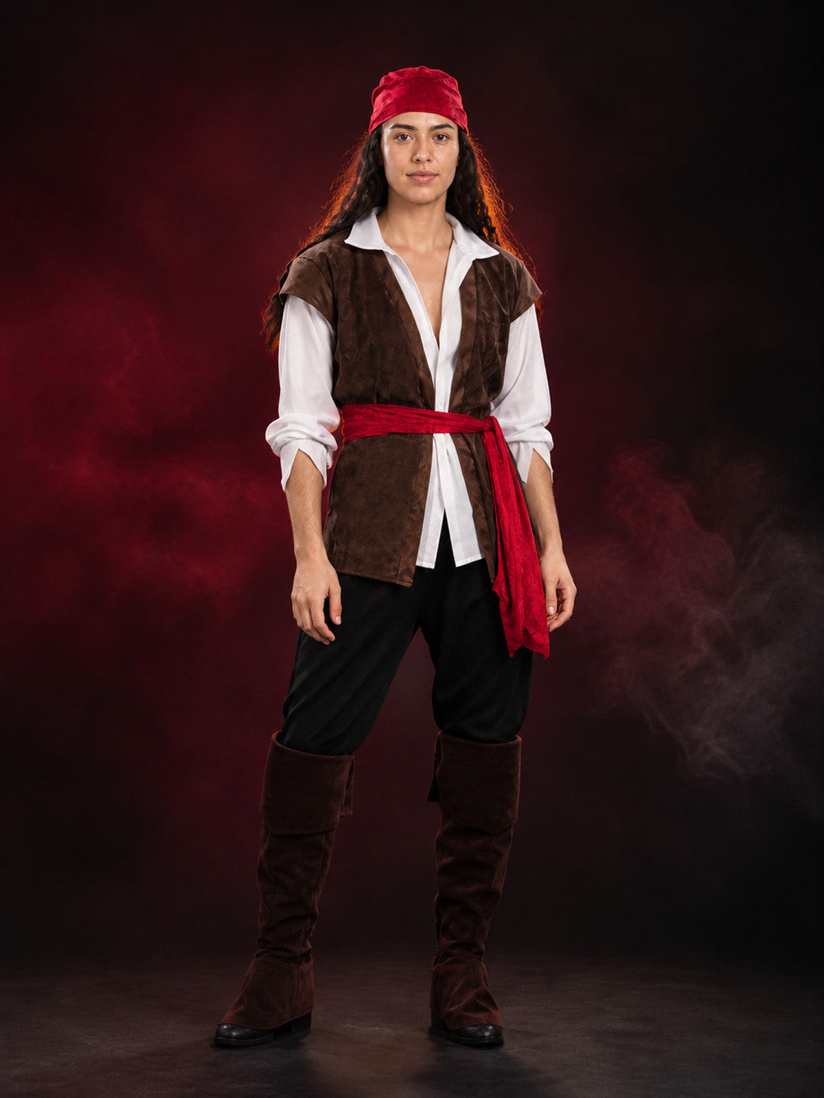 Captain Jack Pirate Costume for Cosplay and Halloween
