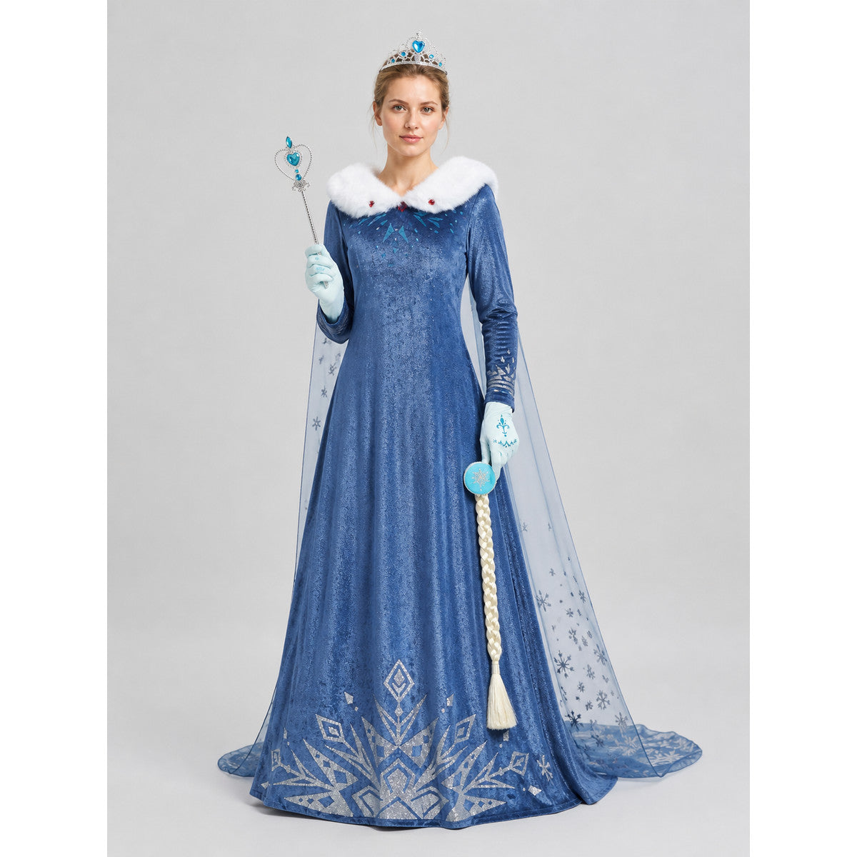 Children's Elsa Carnival Costume with Accessories Costume Accessories detail